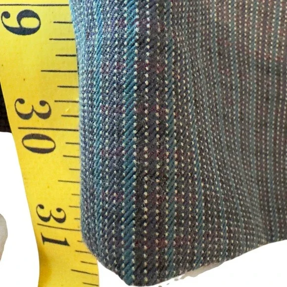 Express Columnist Slim Mid Rise Stretch Pants Size 12 Gray Stripes Work Trousers - Picture 10 of 10